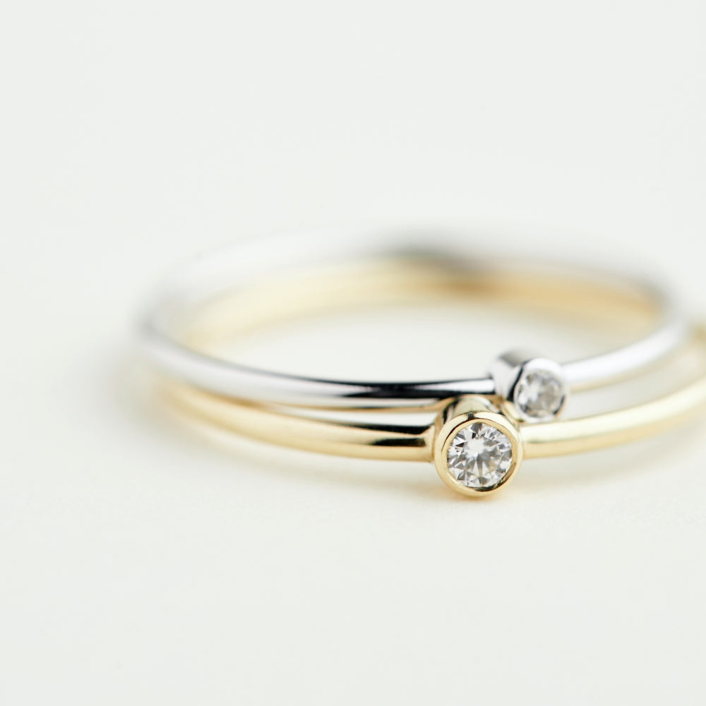 Round diamond ring